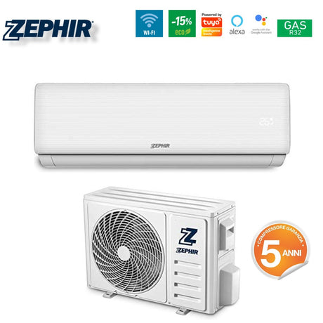 pronta consegna climatizzatore condizionatore zephir inverter serie advance wifi smart 9000 btu ztq9000wifi r 32 wi fi integrato classe a__ a_