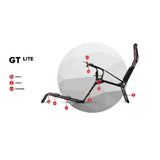 sedia next level racing gt lite racing cockpit sedile per simulatore di guida nlr s021