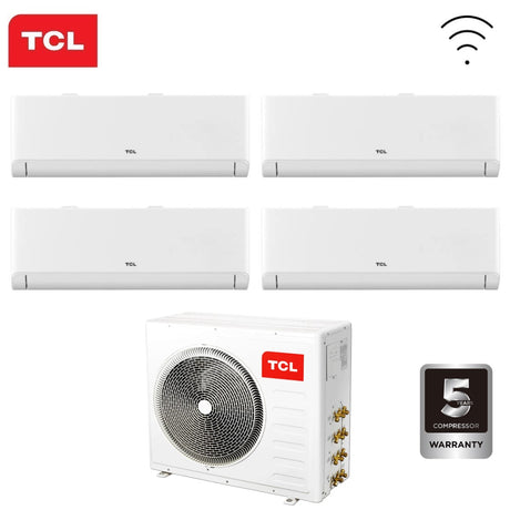 tcl climatizzatore condizionatore tcl quadri split inverter serie breezein 9121212 con mt3240 r 32 wi fi integrato 9000120001200012000