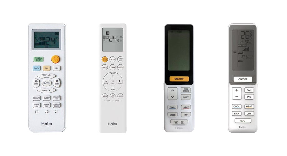 telecomando a infrarossi per climatizzatori condizionatori haier yr hrs01