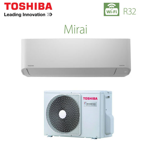 toshiba climatizzatore condizionatore toshiba inverter serie mirai 16000 btu ras b16bkvg e r 32 wi fi optional