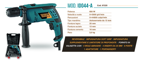 trapano a percussione concord id044 w550 mm.13vrp copia
