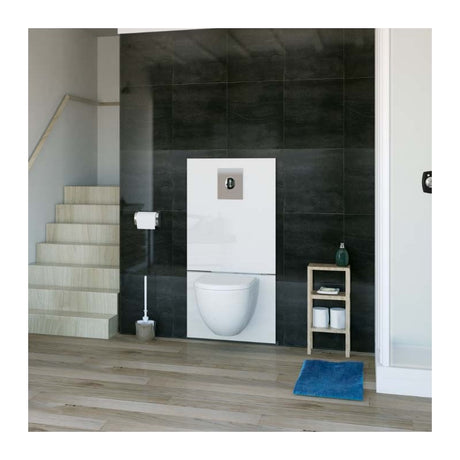 trituratore sfa saniwall pro up piastrellabile con telaio da incasso e cassetta di scarico grohe