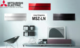 unita interna a parete mitsubishi electric inverter serie kirigamine style 9000 btu msz ln25vgb colore black   nero 6223