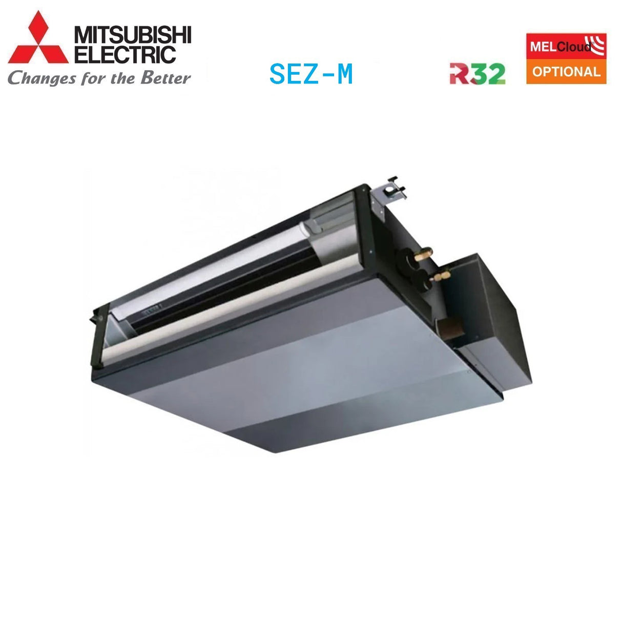 unita interna mitsubishi electric canalizzato canalizzabile 12000 btu sez m35da r 32 wi fi optional