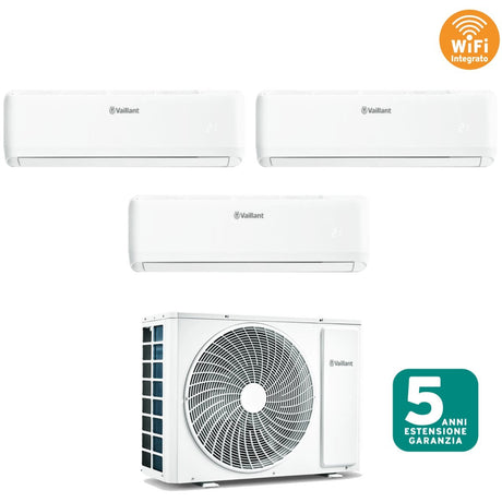 vaillant climatizzatore condizionatore vaillant trial split inverter serie climavair pro 7912 con vam1 070a3no r 32 wi fi integrato 7000900012000