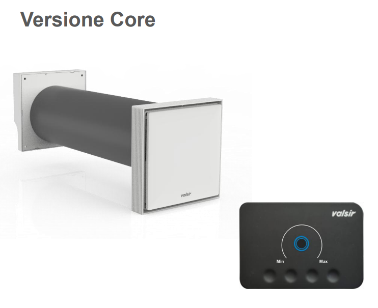valsir recuperatore di calore valsir ariosa brezza 30 core