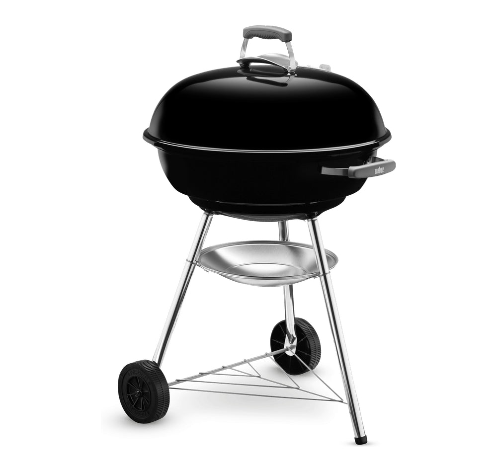 weber barbecue a carbone weber premium conmpact kettle da 57 cm nero