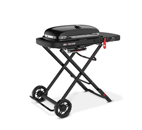weber barbecue a gas weber traveler stealth edition 9013053