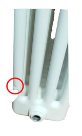 area occasioni batteria completa radiatore termosifone in acciaio tubolare cordivari ardesia 4 colonne da 8 elementi h 856 mm interasse 800 mm