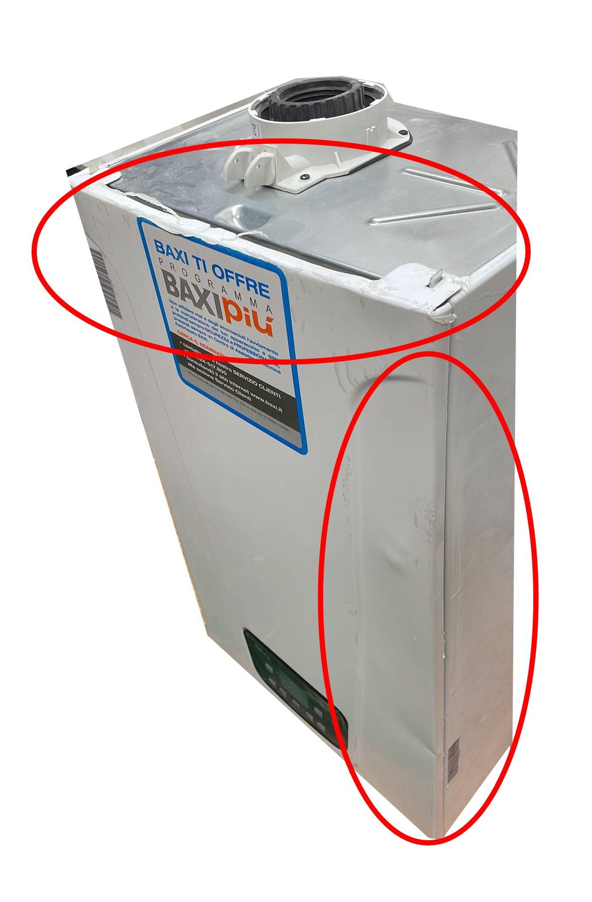 area occasioni caldaia baxi duo tec compact e 24 kw a condensazione low nox completa di kit scarico fumi coassiale metano o gpl   novita duo tec ao968
