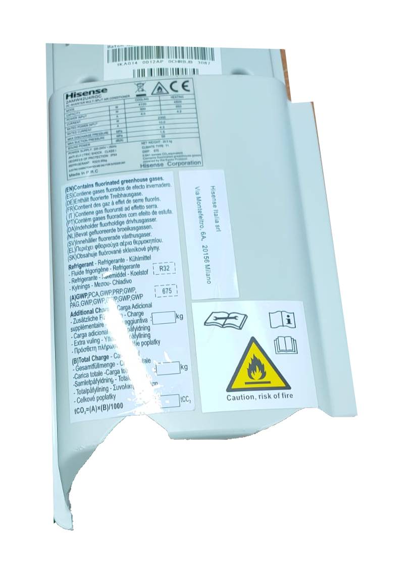 area occasioni climatizzatore condizionatore hisense dual split inverter serie hi comfort 9_12 con 2amw42u4rgc r 32 wi fi integrato 9000_12000 novita ao870