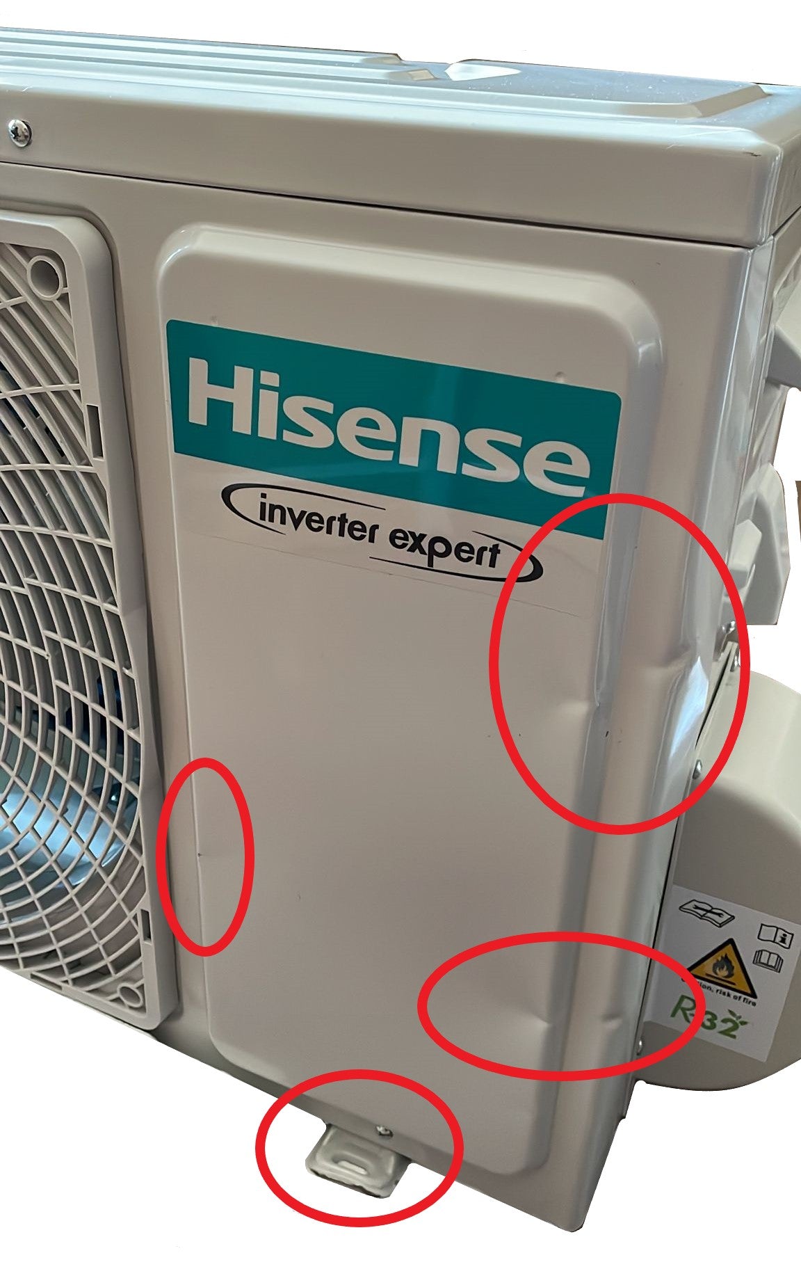 area occasioni climatizzatore condizionatore hisense inverter serie easy smart 9000 btu ca25yr05g + ca25yr05w r 32 wi fi optional classe a++ a+ 37916