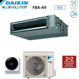 climatizzatore condizionatore daikin bluevolution canalizzato media prevalenza 18000 btu fba50a monofase r 32 wi fi optional garanzia italiana