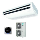climatizzatore condizionatore daikin pensile a soffitto dc inverter 36000 btu fha100a monofase r 32 wi fi optional con comando a filo