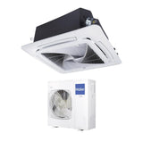 climatizzatore condizionatore haier cassetta 90x90 round flow 48000 btu abh140k1erg monofase r 32 wi fi optional con pannello no sensor incluso 4463