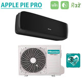 climatizzatore condizionatore hisense inverter serie apple pro black 9000 btu tgve090bg r 32 wi fi integrato classe a__ a_ colore nero