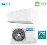 climatizzatore condizionatore hisense inverter serie halo 12000 btu cbyr1203g r 32 wi fi optional a++ a+