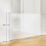 easycomfort easycomfort cancellino per cani piccoli estensibile 0 140x86 5 cm e retrattile con blocco automatico bianco