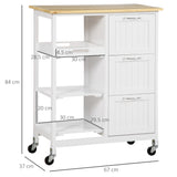 immagine-3-easycomfort-easycomfort-carrello-da-cucina-con-3-cassetti-2-ripiani-aperti-e-vassoio-rimovibile-in-mdf-e-legno-di-pino-67x37x87-cm