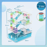easycomfort easycomfort gabbia per criceti 6 livelli con tunnel ruota rampe casetta bottiglia e ciotola azzurro