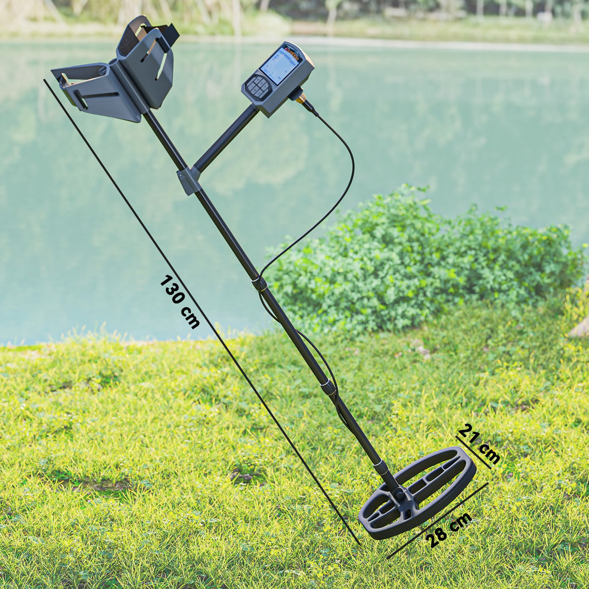 easycomfort easycomfort metal detector professionale con 5 modalita impermeabile ip68 e display lcd retroilluminato
