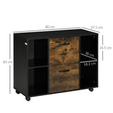 immagine-3-easycomfort-easycomfort-mobile-da-ufficio-2-cassetti-porta-documenti-e-ripiani-ruote-con-blocco-90x37-5x68-5cm-marrone-rustico