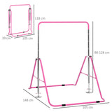 immagine-3-easycomfort-easycomfort-sbarra-per-trazioni-per-bambini-3-8-anni-4-altezze-regolabili-e-struttura-in-acciaio-148x105x88-128-cm-rosa