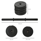 immagine-3-easycomfort-easycomfort-set-manubri-palestra-20kg-4x2-5kg-4x2kg-pesi-palestra-con-8-dischi-da-2kg-2-5kg-25mm-per-allenamento-a-casa