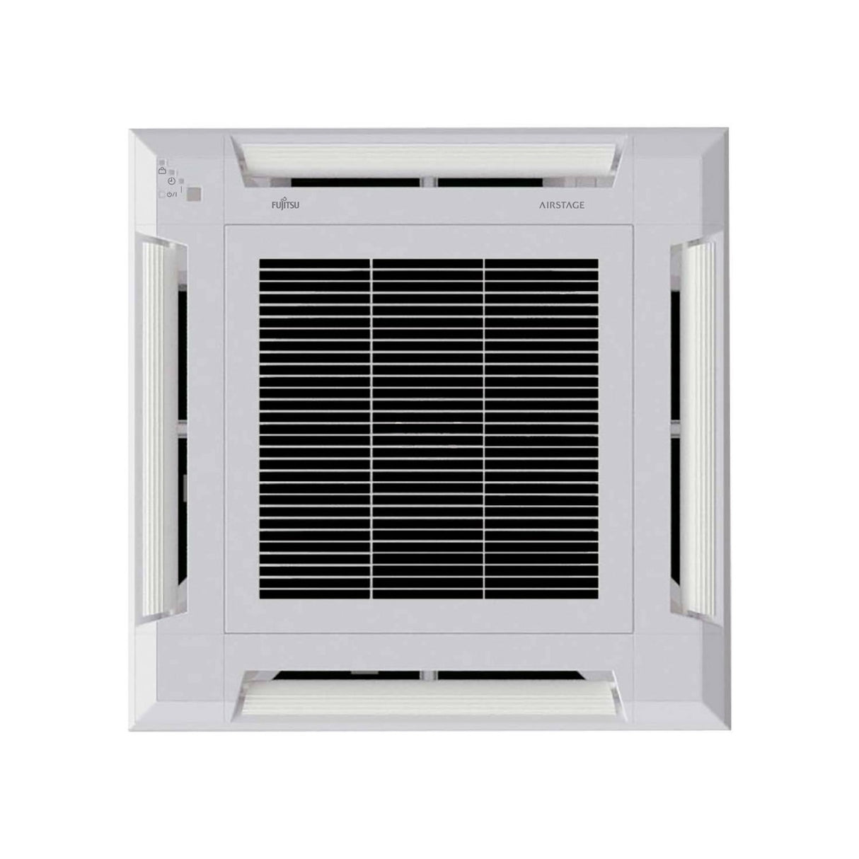 fujitsu condizionatore a cassetta fujitsu kv 24000 btu auxg24kvla r 32 wi fi optional con griglia e telecomando