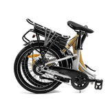 lancia bicicletta elettrica lancia ypsilon brio e bike 36v 250w oro e argento ln bi 220004 ean 8052679455881