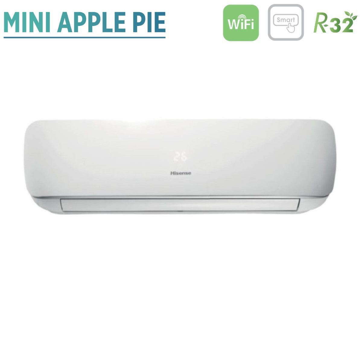 offerta climatizzatore condizionatore hisense inverter serie mini apple pie 12000 btu tg35ve00g _ cf35mr04w r 32 wi fi integrato classe a__ a_