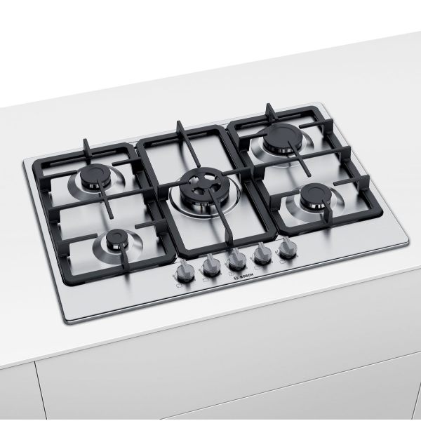 piano gas pgq7b5b90 5f 75cm inox