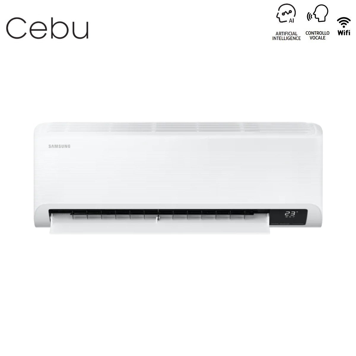 samsung condizionatore dual split samsung cebu 77 con aj040txj2kg r 32 wi fi integrato