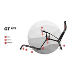 sedia gaming next level racing postazione da volo flight simulator lite nlr s022