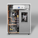 unical caldaia a basamento unical kutter b 28 metanogpl low nox con accumulo 50 lt completa di kit scarico fumi
