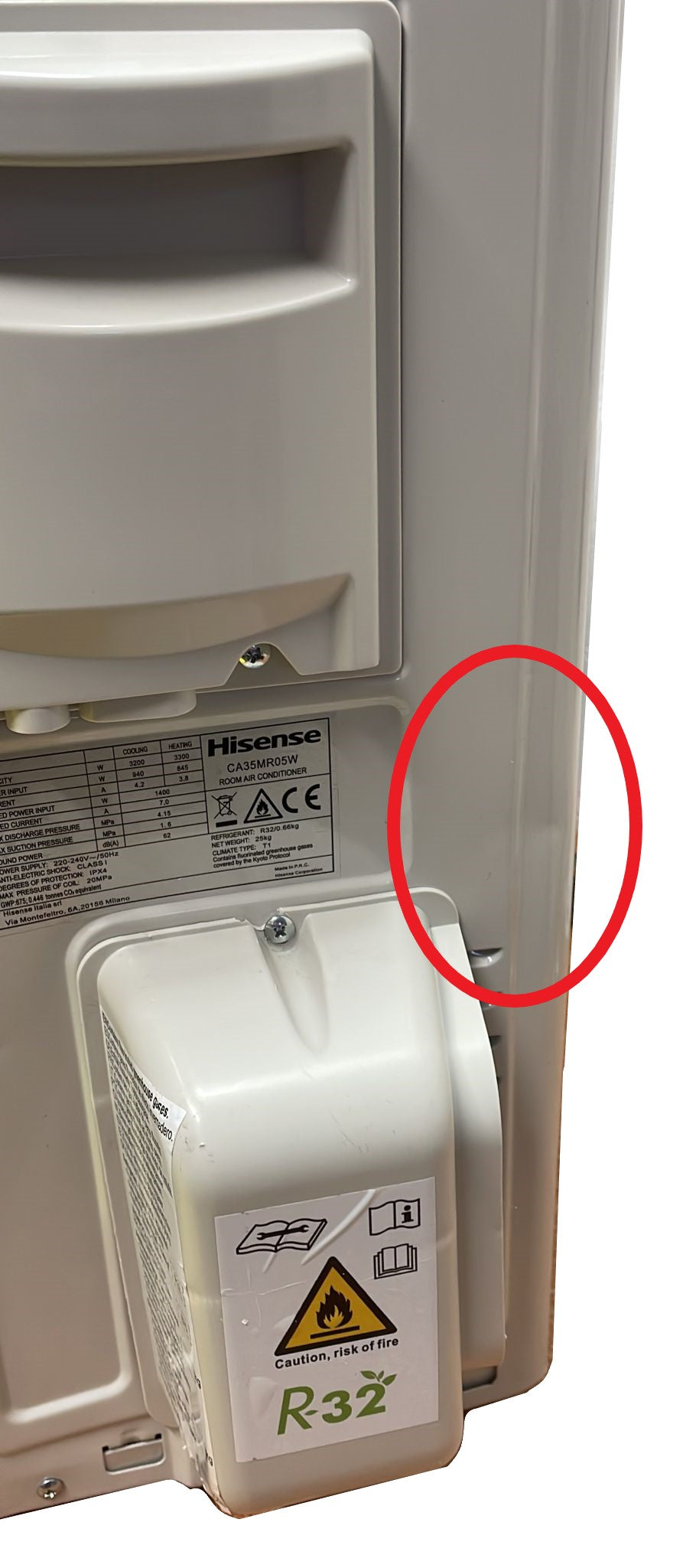 area occasioni climatizzatore condizionatore hisense inverter serie easy smart 12000 btu ca35mr05g + ca35mr05w r 32 wi fi optional classe a++ a+ 37931