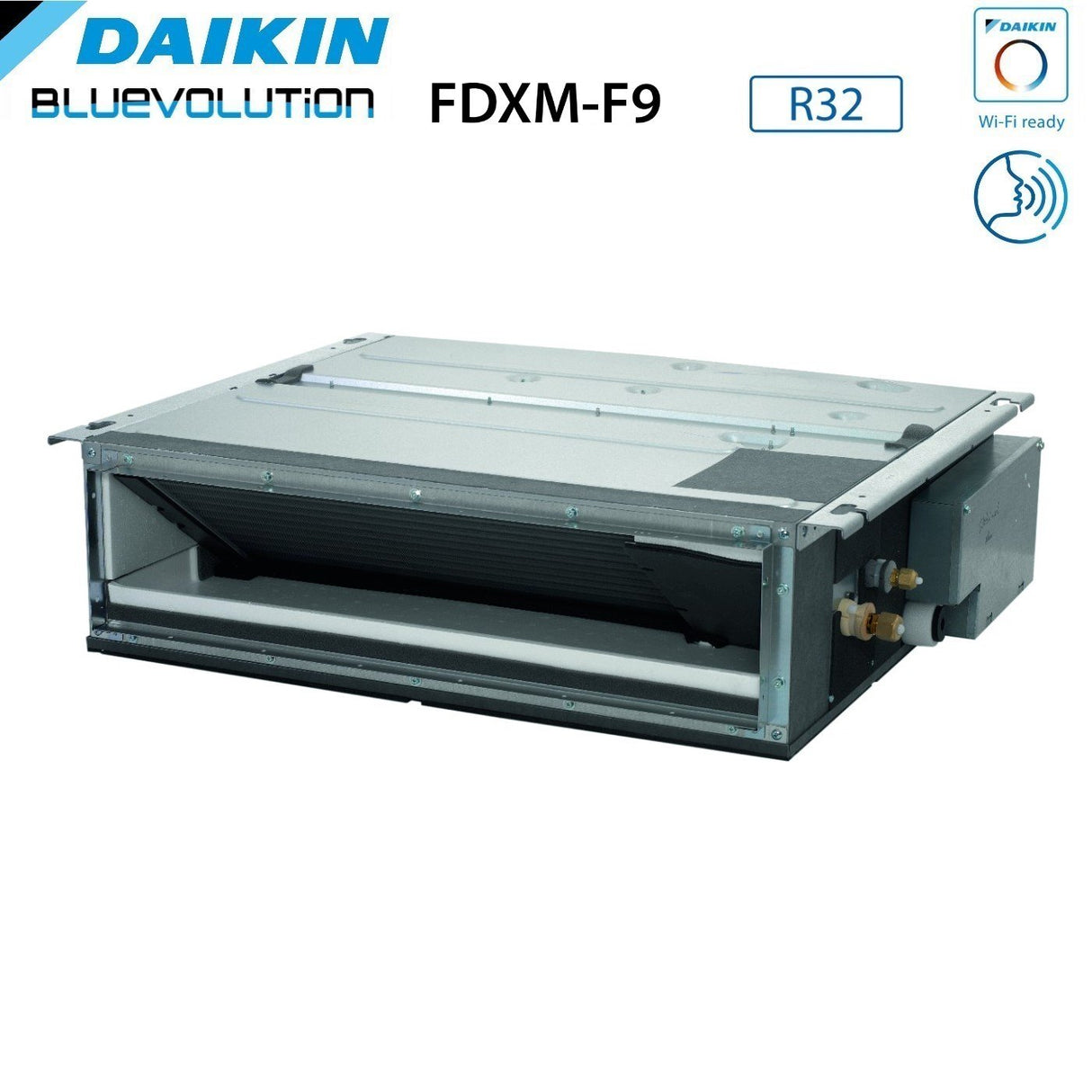 climatizzatore condizionatore daikin bluevolution inverter canalizzato ultrapiatto 21000 btu fdxm60f3 f9 r 32 wi fi optional con telecomando ad infrarossi incluso garanzia italiana