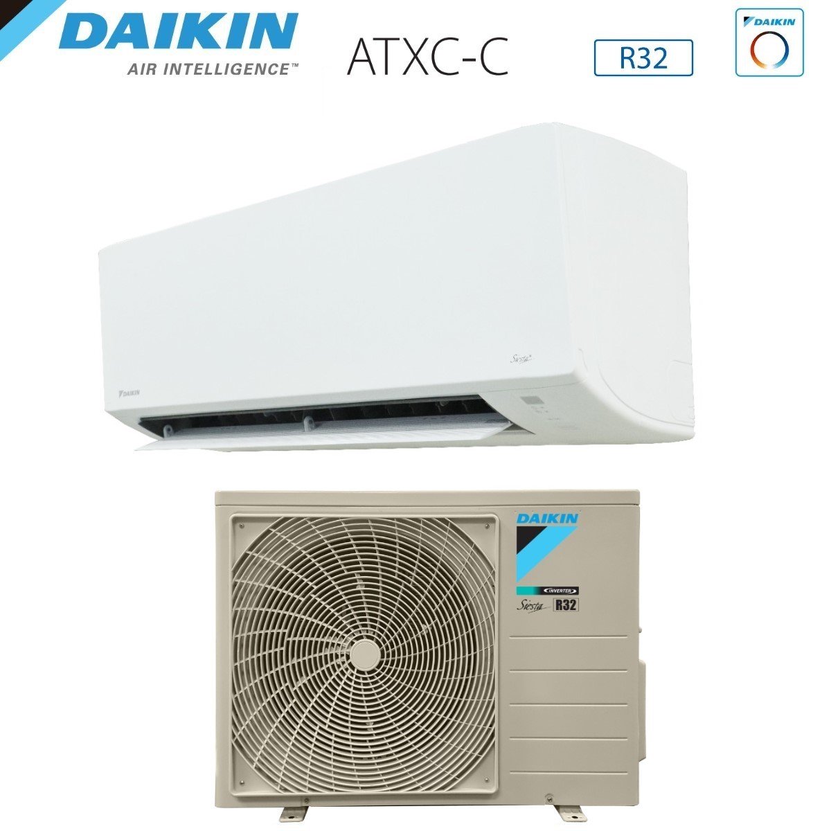 climatizzatore condizionatore daikin inverter serie siesta atxc c 9000 btu atxc25c _ arxc25c r 32 wi fi optional classe a__ a_ novita