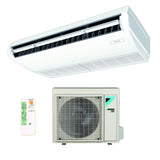 climatizzatore condizionatore daikin pensile a soffitto dc inverter 24000 btu fha71a monofase r 32 wi fi optional con comando a filo