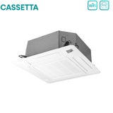 climatizzatore condizionatore hisense dual split inverter a cassetta 9_9 con 2amw35u4rgc r 32 wi fi optional 9000_9000 con telecomando e pannello incluso