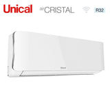 climatizzatore condizionatore unical dual split inverter serie air cristal 13_13 con xmx3 21he r 32 wi fi optional 13000_13000