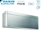 daikin unita interna a parete daikin bluevolution stylish total silver 7000 btu ftxa20bs r 32 wi fi integrato