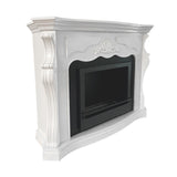 divina fire camino a bioetanolo biocamino da terra divina fire parigi in legno bianco l123xp39xh100 cm ean 8056157807667