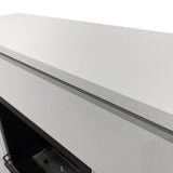 divina fire camino elettrico da terra divine fire bellini in legno bianco