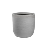 divina garden vaso in resina da esterno interno per piante cilindro di design d 35x34h raffaello beige ean 8056157809029
