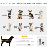 easycomfort easycomfort passeggino per cani piccoli pieghevole a 3 ruote con copertura antipioggia e cestino cachi