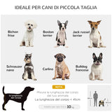 easycomfort easycomfort passeggino per cani taglia piccola con tettuccio regolabile e 2 guinzagli 81x68x98 5 cm nero e khaki