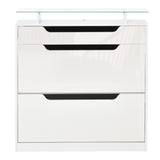 easycomfort easycomfort scarpiera moderna con 2 cassetti per 16 scarpe scarpiera a ribalta con mensola regolabile e ripiano in vetro 89x23x96cm bianco lucido