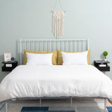 easycomfort easycomfort set da 2 comodini sospesi per camera da letto con cassetto e mensola superiore in legno 35x32x22 5cm 1